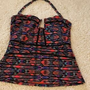 Island escape tankini top 14, removable neck strap for no tan line